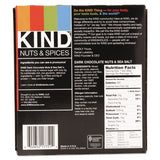 Nuts And Spices Bar, Dark Chocolate Nuts And Sea Salt, 1.4 Oz, 12-box