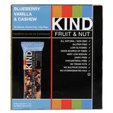 Fruit And Nut Bars, Blueberry Vanilla And Cashew, 1.4 Oz Bar, 12-box