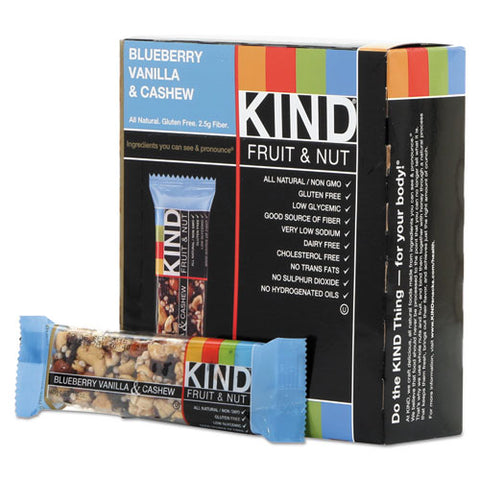 Fruit And Nut Bars, Blueberry Vanilla And Cashew, 1.4 Oz Bar, 12-box