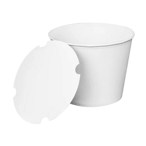 Food Bucket with Lid, 130 oz, 8.46