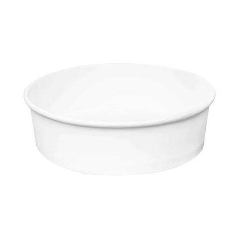 Food Bucket, 48 Oz, 7.99" Dia X 2.4"h, White, Paper, 270/carton