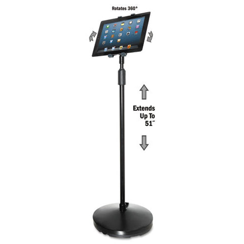 Floor Stand For Ipad And Other Tablets, Black