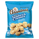 Mini Vanilla Creme Sandwich Cookies, 3.71 Oz, 24-carton