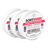 Sortkwik Fingertip Moisteners, 3-8 Oz, Pink, 3-pack