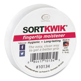 Sortkwik Fingertip Moisteners, 1 3-4 Oz, Pink