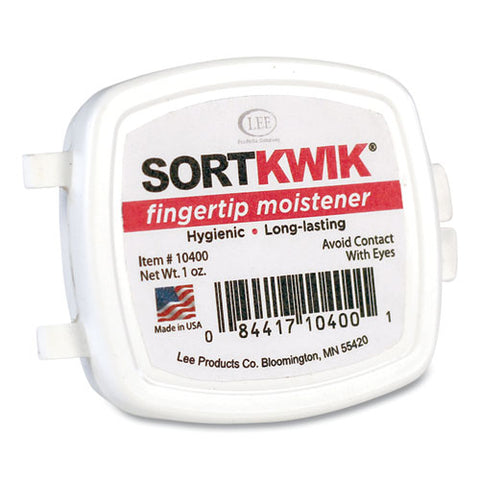 Sortkwik Fingertip Moisteners, 1 Oz, Pink