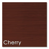 Study Carrell Starter Unit, 2-leg, 31.25 X 23.5 X 45.25, Cherry