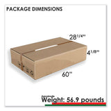 Trento Line Rectangular Desk, 59.13" X 23.63" X 29.5", Mocha