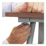 Trento Line Rectangular Desk, 59.13" X 23.63" X 29.5", Mocha