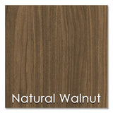 Urban Series L- Shaped Desk, 59" X 59" X 29.5", Natural Walnut