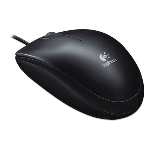 B100 Optical Usb Mouse, Usb 2.0, Left-right Hand Use, Black