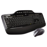 Mk710 Wireless Keyboard + Mouse Combo, 2.4 Ghz Frequency-30 Ft Wireless Range, Black