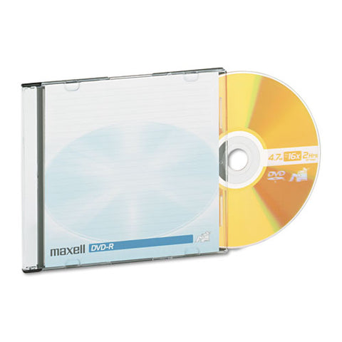 Dvd-r Discs, 4.7gb, 16x, W-jewel Cases, Gold, 10-pack