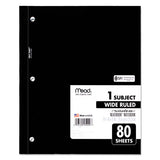 Wireless Neatbook Notebook, 1 Subject, Wide-legal Rule, Assorted Color Covers, 10.5 X 8, 80 Sheets