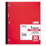 Wireless Neatbook Notebook, 1 Subject, Wide-legal Rule, Assorted Color Covers, 10.5 X 8, 80 Sheets