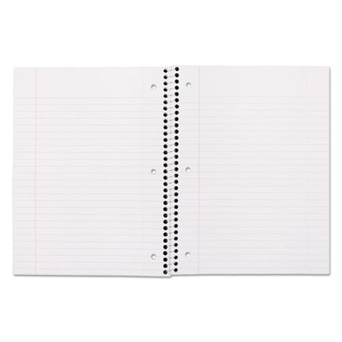 Spiral Notebook, 1 Subject, Wide-legal Rule, Assorted Color Covers, 10.5 X 7.5, 70 Sheets
