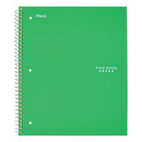 Wirebound Notebook, 1 Subject, College Rule, Assorted Color Covers, 11 X 8.5, 100 Sheets