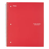 Wirebound Notebook, 3 Subjects, College Rule, Assorted Color Covers, 11 X 8.5, 150 Sheets