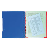 Advance Wirebound Notebook, 3 Subjects, Medium-college Rule, Assorted Color Covers, 11 X 8.5, 150 Sheets