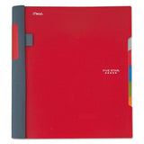 Advance Wirebound Notebook, 5 Subjects, Medium-college Rule, Assorted Color Covers, 11 X 8.5, 200 Sheets