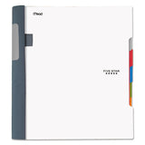 Advance Wirebound Notebook, 5 Subjects, Medium-college Rule, Assorted Color Covers, 11 X 8.5, 200 Sheets