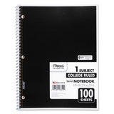 Spiral Notebook, 1 Subject, Medium-college Rule, Assorted Color Covers, 11 X 8, 100 Sheets