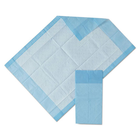 Protection Plus Disposable Underpads, 17" X 24", Blue, 25-bag