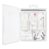 General Purpose Hooks, Variety Pack, Assorted Sizes, 54 Pieces-pack