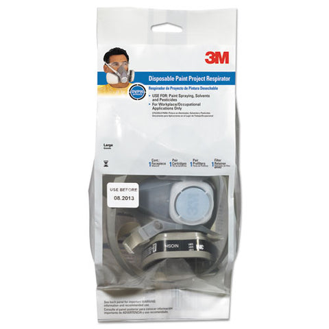 Dual Cartridge Respirator Assembly 52p71, Organic Vapor-p95, Medium