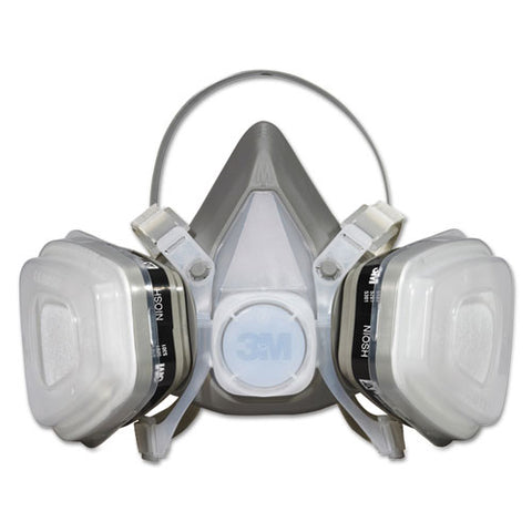 Dual Cartridge Respirator Assembly 52p71, Organic Vapor-p95, Medium