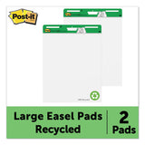 Self-stick Easel Pads, 25 X 30, White, 30 Sheets, 2-carton