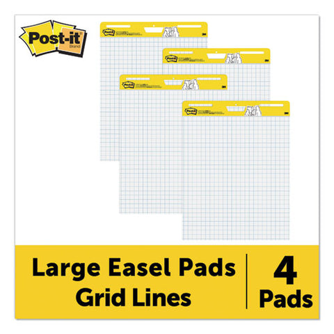 Self-stick Easel Pads, 25 X 30, White, 30 Sheets, 4-carton