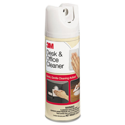 Desk And Office Spray Cleaner, 15 Oz Aerosol Spray, 12-carton