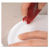 Double-sided Adhesive Roller, 0.3" X 49 Ft, Dries Clear
