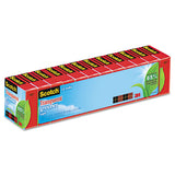 Transparent Greener Tape, 1" Core, 0.75" X 75 Ft, Transparent, 12-pack