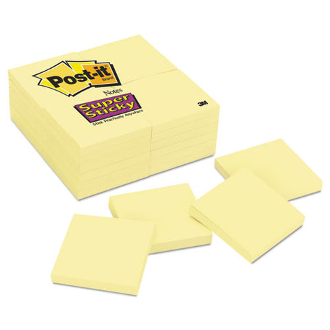 Canary Yellow Note Pads, 3 X 3, 90-sheet, 24-pack