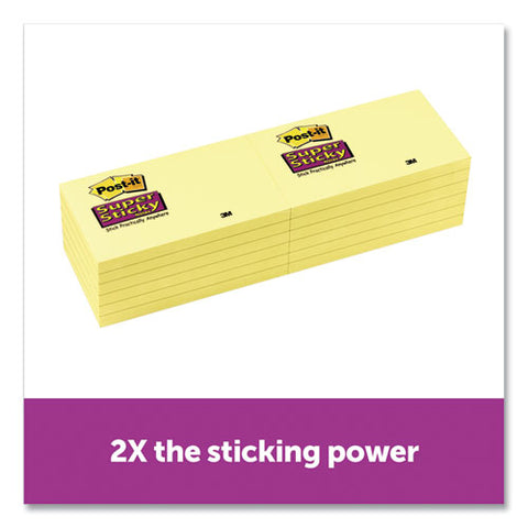 Canary Yellow Note Pads, 3 X 5, 90-sheet, 12-pack