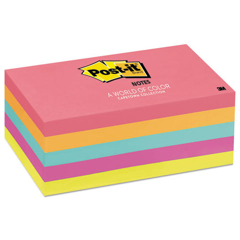 Original Pads In Cape Town Colors, 3 X 5, 100-sheet, 5-pack