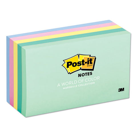 Original Pads In Marseille Colors, 3 X 5, 100-sheet, 5-pack