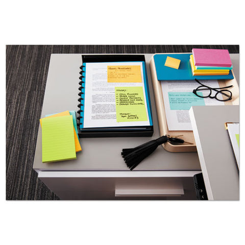 Original Pads In Jaipur Colors, Lined, 4 X 6, 100-sheet, 3-pack