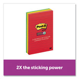Pads In Marrakesh Colors, Lined, 4 X 6, 90-sheet, 3-pack