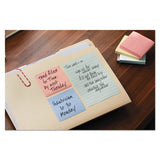 Recycled Note Pads, Lined, 4 X 6, Assorted Helsinki Colors, 100-sheet, 5-pack