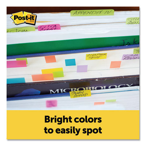 Page Flag Markers, Assorted Brights, 100 Strips-pad, 5 Pads-pack