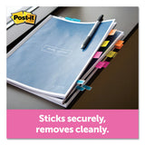 Page Flags In Portable Dispenser, Assorted Brights, 60 Flags-pack