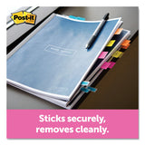 Page Flags In Desk Grip Dispenser, 1 X 1 3-4, Blue, 200-dispenser