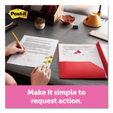 Page Flags In Dispenser, "sign Here", Yellow, 200 Flags-dispenser