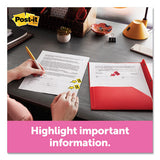 Page Flags In Desk Grip Dispenser, 1 X 1 3-4, Yellow, 200-dispenser
