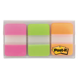 1" Tabs, 1-5-cut Tabs, Assorted Brights, 1" Wide, 66-pack