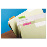 Tabs, 1-5-cut Tabs, Assorted Brights, 2" Wide, 24-pack