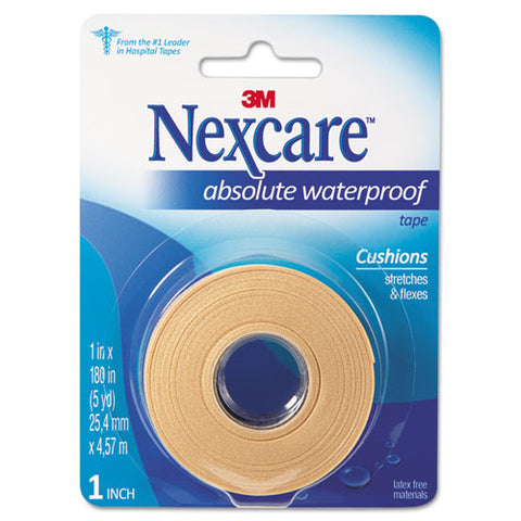 Absolute Waterproof First Aid Tape, Foam, 1" X 180"